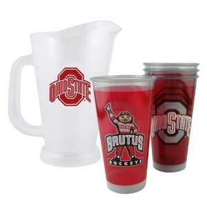   Ohio State Buckeyes Drinkware Set Party Supplies: Toys & Games