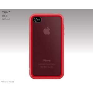  SwitchEasy TRIM Hybrid Case for iPhone 4   Red: Cell 