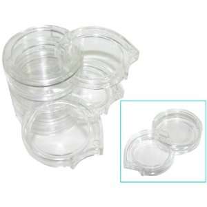  Pkg(20) Small Plastic Swing Out Stackable Plastic Make Up 