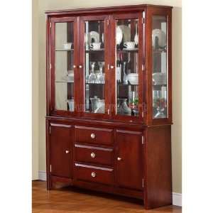  World Imports Addison Buffet with Hutch 954 H B Furniture 