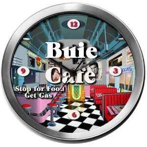  BUIE 14 Inch Cafe Metal Clock Quartz Movement Kitchen 
