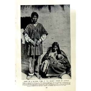  c1920 CHIEF QUICHUA TRIBE SWAMPY REGION CHIPAYA BOLIVIA 