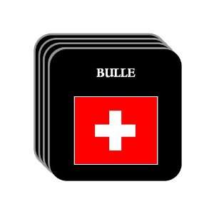  Switzerland   BULLE Set of 4 Mini Mousepad Coasters 