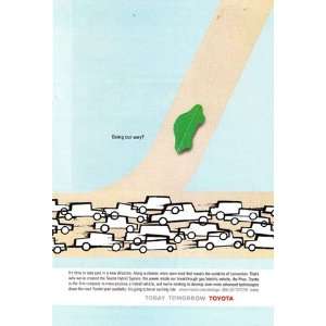  Print Ad: 2000 Toyota: Going Our Way?: Toyota: Books