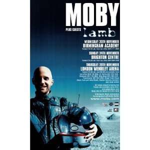 Moby (Concert Flyer w/ Lamb) Music Poster