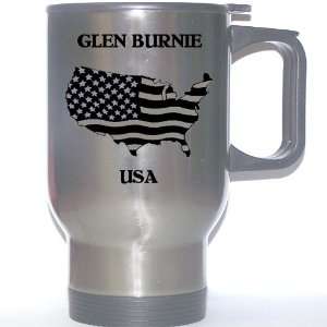  US Flag   Glen Burnie, Maryland (MD) Stainless Steel Mug 