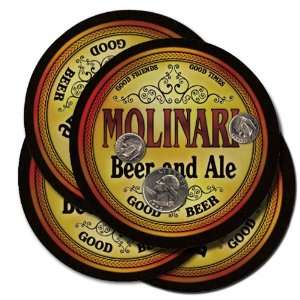  Molinari Beer and Ale Coaster Set: Kitchen & Dining