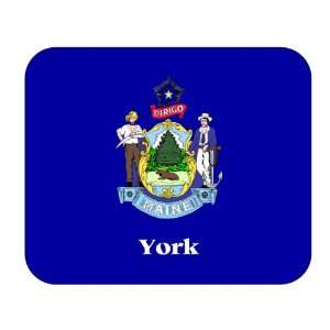  US State Flag   York, Maine (ME) Mouse Pad: Everything 