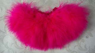 ounce of strung bright hot pink turkey marabou feathers super 