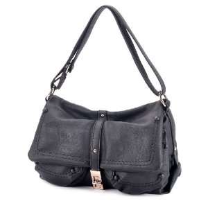 MDQ00228BK Black Deyce Lauren Quality PU Women Satchel Bag Handbag 