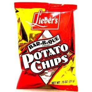Liebers BBQ Flavored Potato Chips .75 oz  Grocery 