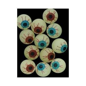  Glow In The Dark Eyeball Superballs   32mm (72/PKG) Toys & Games