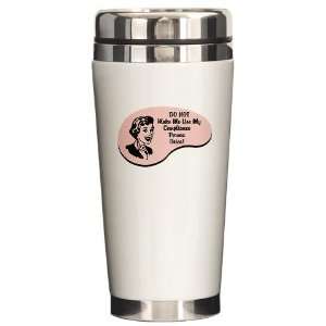  Compliance Person Voice Funny Ceramic Travel Mug by 