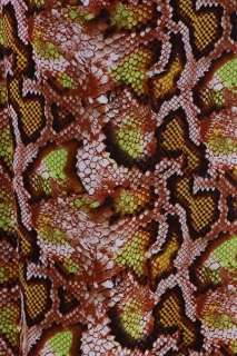 New Long Summer Animal Snake Skin Maxi Dress S/M/L/XL  
