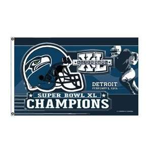   SUPER BOWL XL CHMP 3x5 FOOT FLAG Superbowl XL: Sports & Outdoors