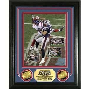 David Tyree Super Bowl 42 The Catch Gold Coin Photo Mint:  