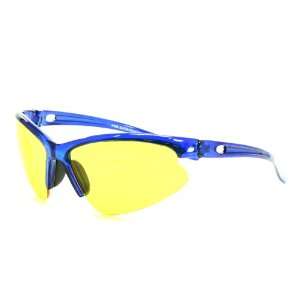  Suntech 10358 Sunglasses With Blue Frame & Yellow Lenses 