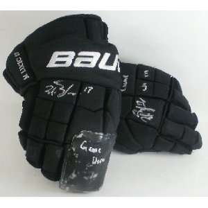   Gloves w/ Finger Cover   Autographed NHL Gloves: Sports & Outdoors