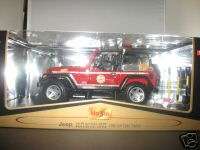 Maisto 1:18 Jeep Wrangler Rubicon Brush Fire Unit NIB  