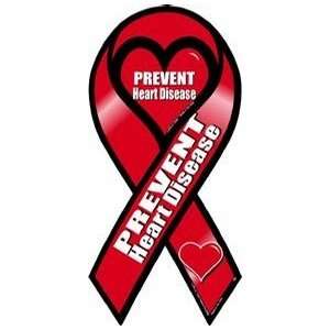  Prevent Heart Disease 2 in 1 Ribbon Magnet