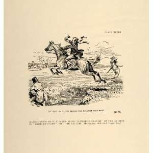  1924 Horse Jumping Hawbuck 1847 Grange W. T. Maud Print 