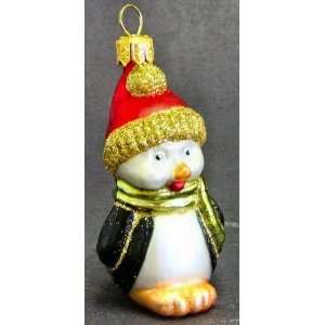  Penguin German Glass Christmas Tree Ornament