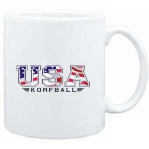 Mug White  USA Korfball / FLAG CLIP   ARMY  Sports:  