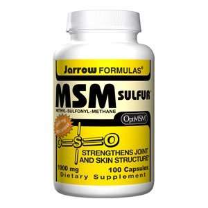   MSM Sulfur, 1000 mg Size 100 Capsules