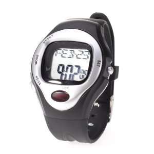   Monitor Calorie Calculator Pulse Watch   Silver