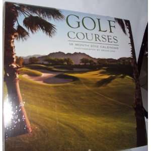  2012 16 Month Wall Calendar   Golf Courses: Everything 