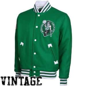  Mitchell & Ness Boston Celtics Green Wool Varsity Vintage 