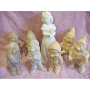   the Seven Dwarfs Cameonyx Marble Figurines Statues 