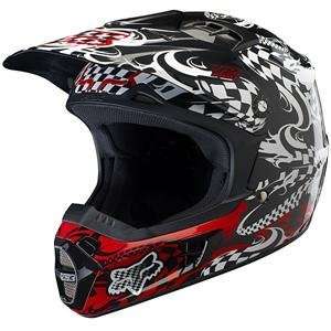  Fox Racing V 2 Victory Helmet   Large/Black Automotive