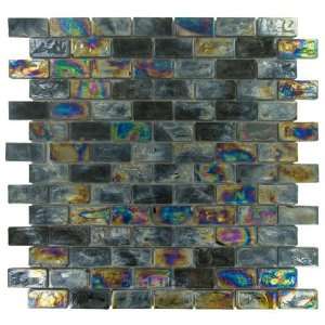  Vista   3/4 x 1 5/8 subway glass tile in cocoon