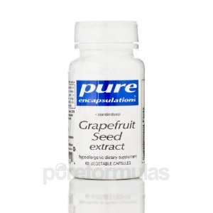  Pure Encapsulations Grapefruit Seed Extract 60 Vegetable 