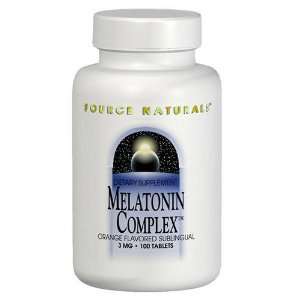  Melatonin Complex Sublingual Orange 100 tabs Health 