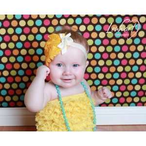  Lemon Cream Curly Feather Headband Beauty