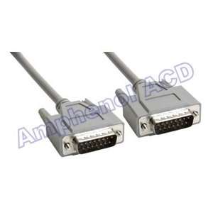  2.5 ft Amphenol 15 Pin (DB15) Deluxe D Sub Cable   Double 