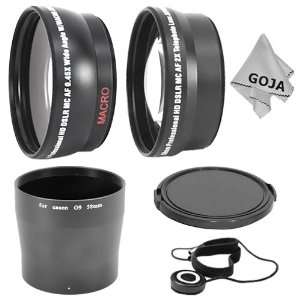   sturdy aluminum) + 2.0X Telephoto and 0.45X Wide Angle High Definition