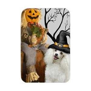    Poodle Tempered Large Cutting Board Halloween: Kitchen & Dining
