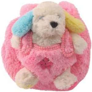  Kids Pink Plush Handbag With Puppy Stuffie  Affordable 