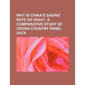  Why is Chinas saving rate so high?: a comparative study 