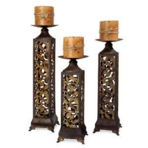  Filigree Leaf Candleholders: Home & Kitchen