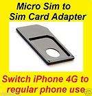 New MicroSIM Micro SIM Card to Regular Sim Adapter