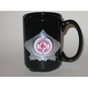   RED SOX 2007 WORLD SERIES CHAMPS 15 oz. COFFEE MUG with Pewter Logo