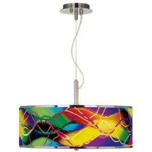   In Motion (Light) Giclee Glow 20 Wide Pendant Light: Home Improvement