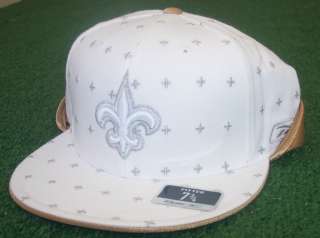 New Orleans Saints hat cap Reebok Fitted 7 3/4  