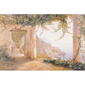 Amalfi Dai Cappuccini by Carl Frederic Aagaard. Best Quality Art 