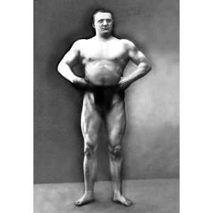  Exclusive By Buyenlarge Strongman Pose 28x42 Giclee on 