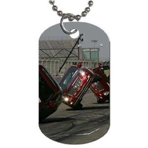  Cadillac stunt cars Dog Tag with 30 chain necklace Great 